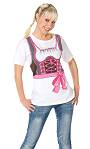 T-shirt Tyrolienne rose