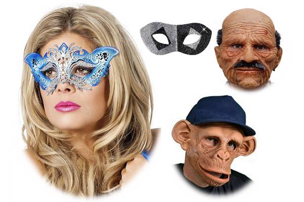 masque Loup carnaval accessoire de déguisement pour des soirées à