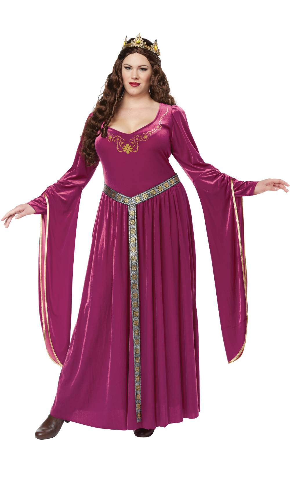 Robe médiévale grande taille-w20286