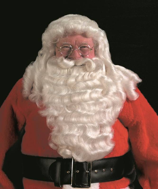 Perruque et barbe de père Noël professionnel - Catalogue Noël