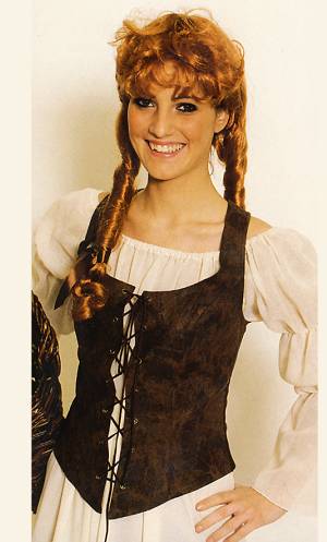 corset femme medieval