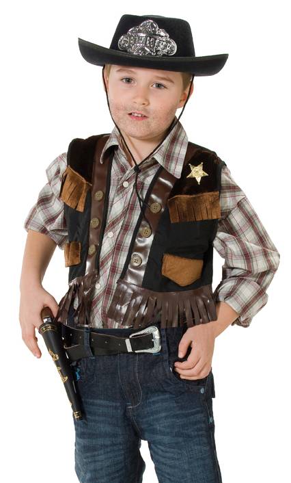 Gilet de cowboy garçon - Déguisement enfant garçon - v49142