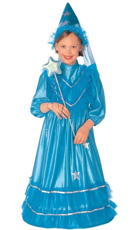 Costume de fée bleue 5 - 6 ans - Déguisement fille - v59051