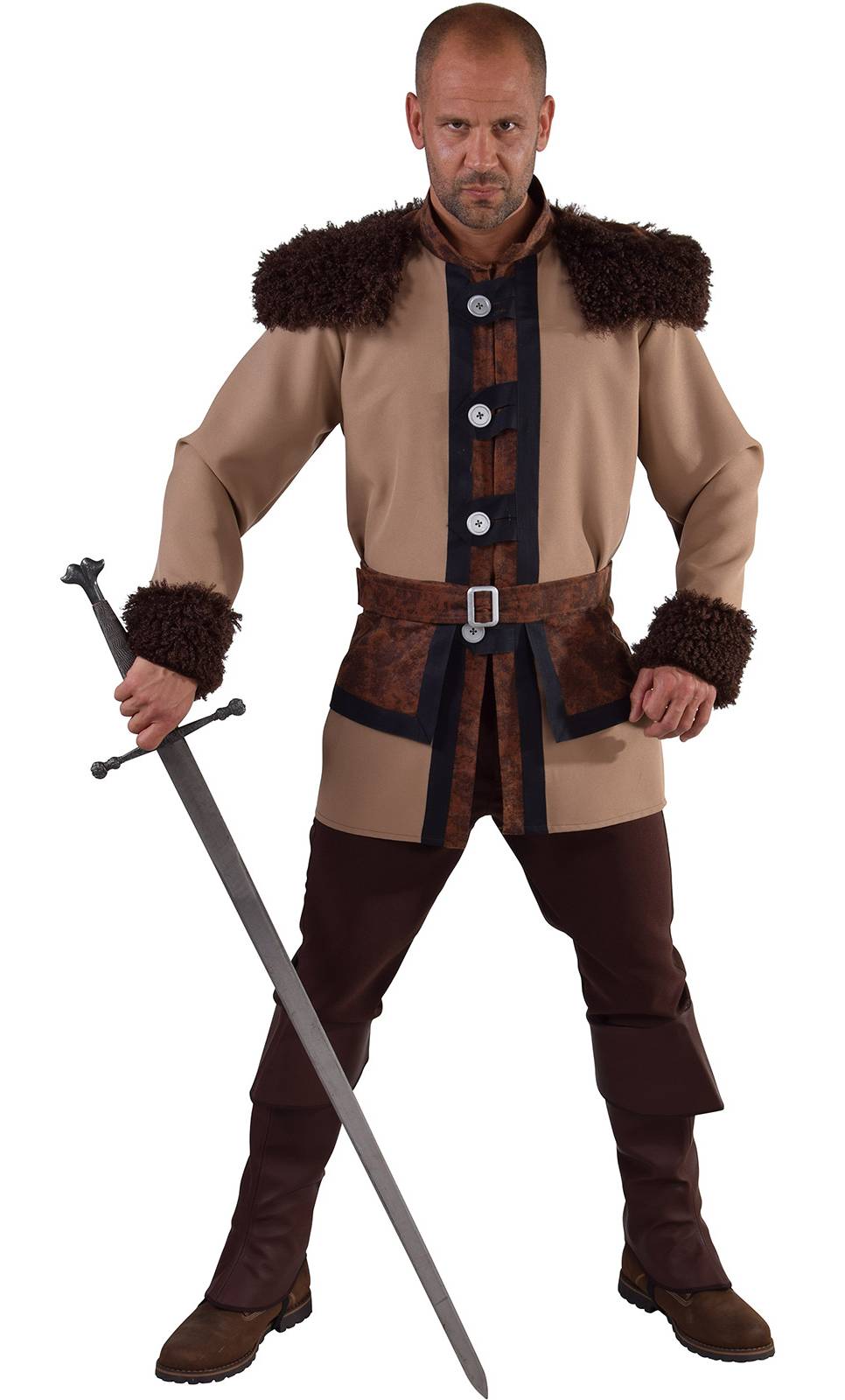 Costume de viking homme grande taille - Déguisement adulte homme